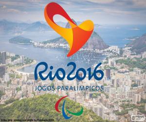 Puzzle Ρίο 2016 στους Παραολυμπιακούς Αγώνες λογότυπο